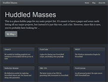 Tablet Screenshot of huddledmasses.org
